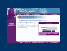 Tablet Screenshot of christianlawyer.christianownedandoperated.com