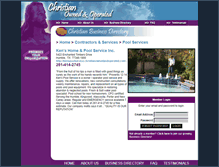 Tablet Screenshot of kenspoolservice.christianownedandoperated.com