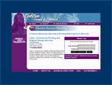 Tablet Screenshot of houstonprinting.christianownedandoperated.com